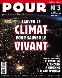 Journal POUR 3 - Sauver le climat pour sauver le vivant - POUR - www.pour.press