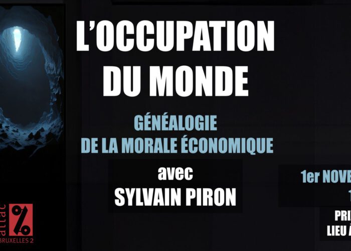 L'occupation du monde, Généalogie de la morale économique