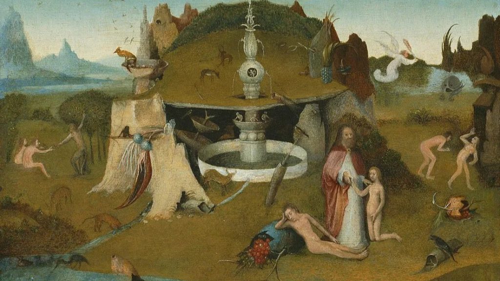Le jardin d’Eden, atelier de Jérôme Bosch (vers 1450 -1516)