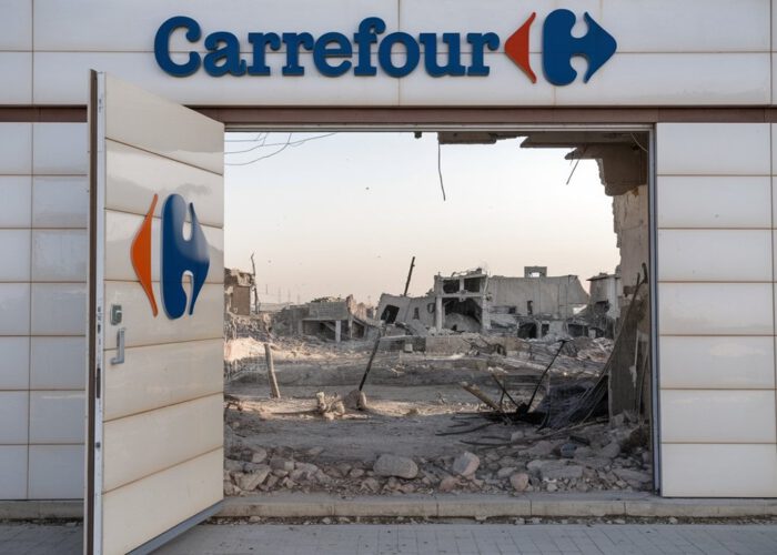 Carrefour retire ses produits des colonies israéliennes mais ne se sépare pas de ses magasins dans ces colonies et reste étroitement lié à la colonisation