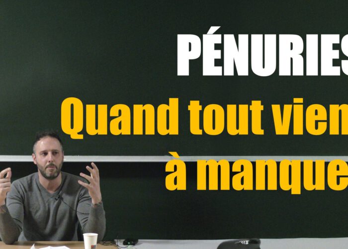 Pénuries, quand tout vient à manquer, avec Renaud Duterme