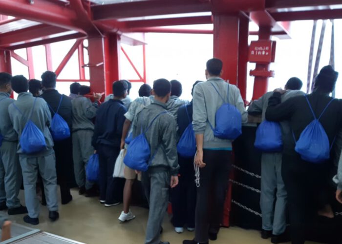 À bord de l’« Ocean Viking »